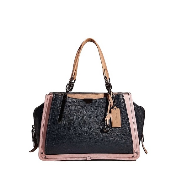 Coach Dreamer crossbody satchel bag in color block - Picture 4 of 16